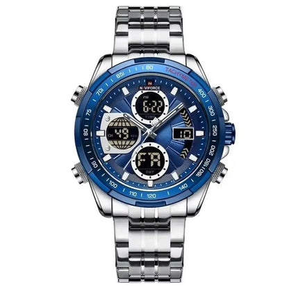Men's Stainless Steel Strap Multi-function Watch