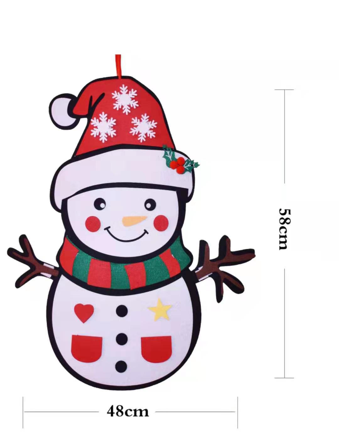 Creative Felt Christmas Tree Pendant Ornaments Gifts