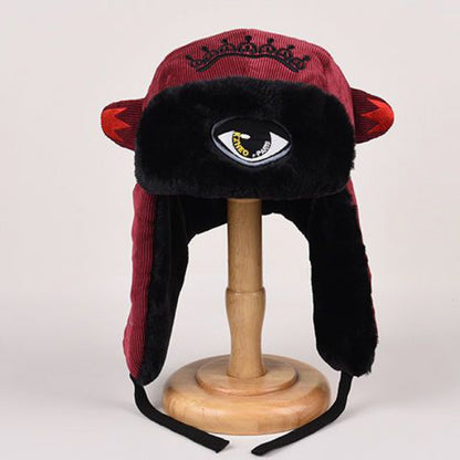 Hat Woman Winter Warm Ear Cotton
